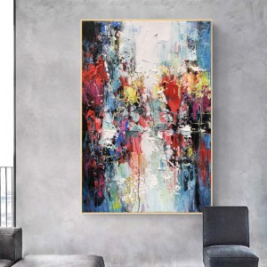 Hand-fabricat simplu abstract manual pictat ulei pictura acasa arta decorativa lucrare pe panza
