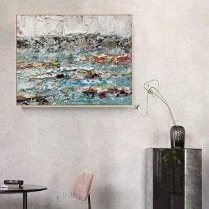 Abstract art țesătură cadru panza pură mână pictat alte perete artă pictura de ulei pictura