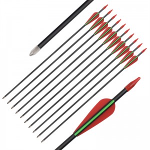 Elong Outdoor 114478 Id5mm 28inch Arrow Fiberglass Streamline TPU Vane pentru tir cu arcul