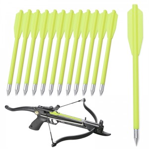 Elong Outdoor 110298 6.5inch Crossbow Bolts Steel Point pentru arborele pistolului
