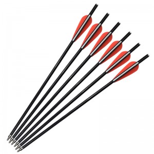 Elong Outdoor 117011 16INCH OD8MM 8031 ​​Șuruburi din fibră de sticlă Vânătoare de tir cu arcul utilizând șurubul arborelui