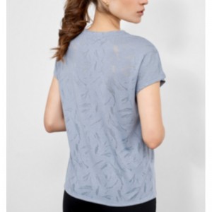 Tricou de tricou sportiv de o siluetă dreaptă