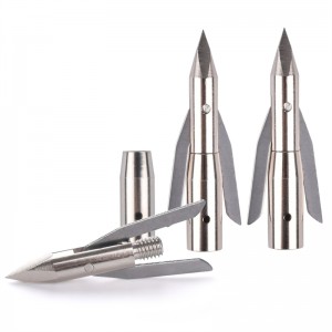 Tiruri de arcul Nika 151042 2 Blades Head Bowfishing pentru tir cu arcul Bow Fishing Sfaturi Broadheads Vânătoare