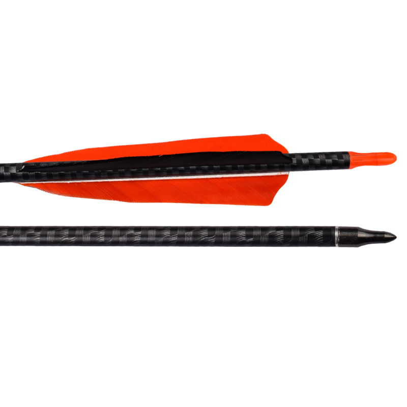 Elong Outdoor 110245 ID6.2MM SP500 3K Arrow Carbon cu fotografiere cu arcul de pene folosind