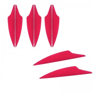 Nika Archery 170019 2.5inch Dolphin TPU Vane pentru tir cu arcul Toate tipurile de săgeată