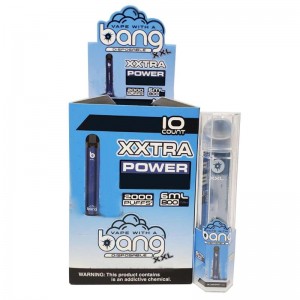 Bang XXL PEN VAPE Electronice Electronice Dispozitiv 800mAh Baterie 6ml Pods gol Vapori originali 2000 Buffs Kit en-gros