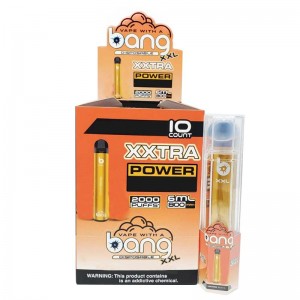 Bang XXL PEN VAPE Electronice Electronice Dispozitiv 800mAh Baterie 6ml Pods gol Vapori originali 2000 Buffs Kit en-gros