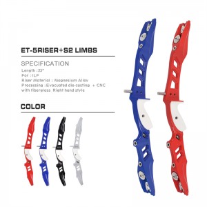 Nika Archery 210036 23inch Rh Ilf Bogenschießen Panahan Memanah Recurează arcul Riser pentru arcul în aer liber Arcul Target Trintet Shooting