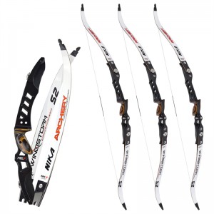 Nika Archery 210018 64inch Rh ILF Recurează - -l pe Bow Busur recidivat pentru sport în aer liber, practică de tragere a țintei