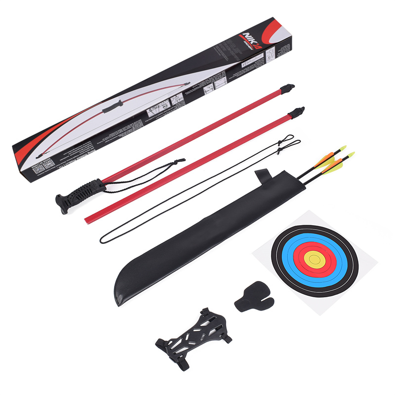 Nika Archery 210038 44inch 15lbs Split Youthbow for Kids Archer Archer Target Target Shooting and Practice