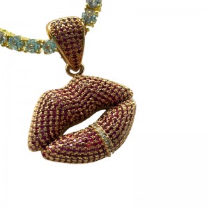 Sexy roșu buzunar inalid colier