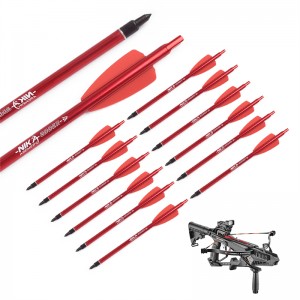 Tir cu arcul Nika 113173-02 7.5inch Bolt arbore de aluminiu pentru Cobra Adder/R9/RX Crossbow Vânătoare