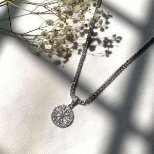 Bling Bling Bling Pandantiv Colier 18k Aur placat bărbați și femei \\\\ \'s bijuterii hip hop