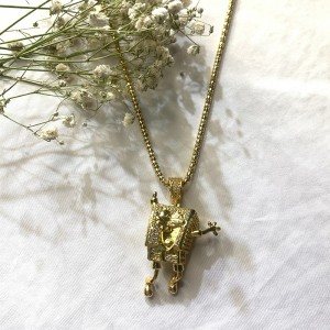 Inalid Zircon SpongeBob Hip Hip Hop colier