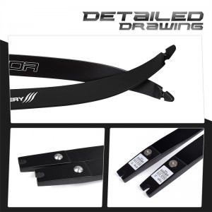 Nika tir cu arcul 270007 25h @ 68inch ILF tir cu arcul Recurve Burn Burn pentru Recurve Bow Set țintă vânătoare și fotografiere