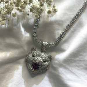 Hip-Hop Inalid Zidn Pandantiv Tiger Pandantiv