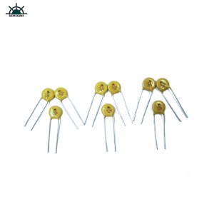 Furnizorul original de rezistență ODM Galben Silicon 10D221 Diametru 10mm Oxid de metal Mov Varistor pentru alimentare
