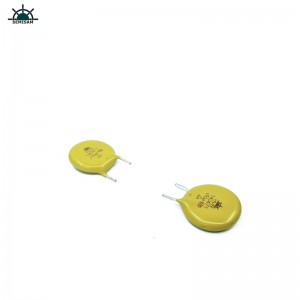 Producătorul China au existat produse, galben tăiat scurt kink mov rezistent14mm 14d471 470V varistor mov