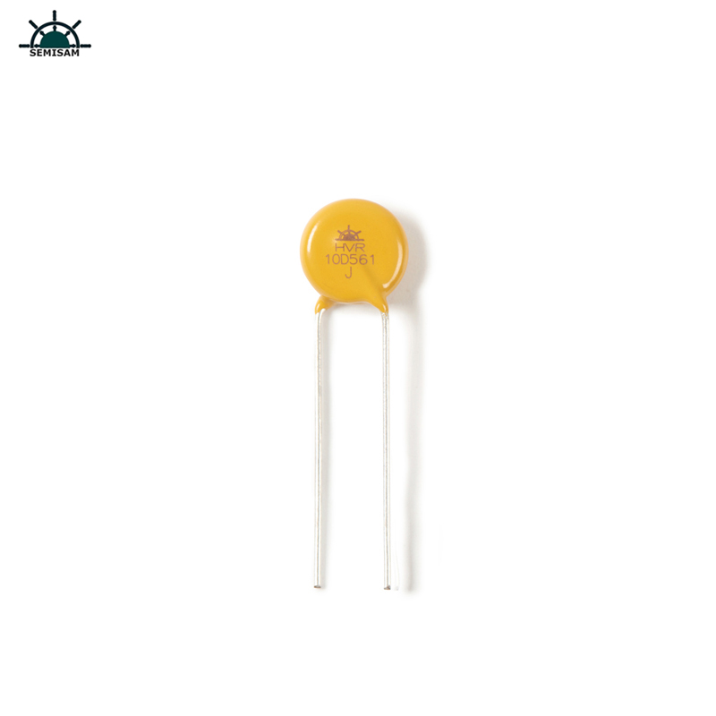 Fabrica de vânzare directă Diametru 10mm HVR10D561-J Protecția împotriva supratensiunii Protecție termică Siguranță termică Varistor Mov