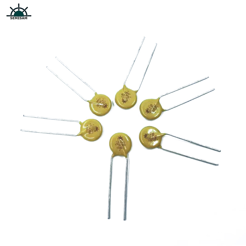 Furnizor de rezistor de la China Bună calitate galben siliciu 10D241 Diametru 10mm Oxid de metal Varistor MOV pentru PCB PCBA