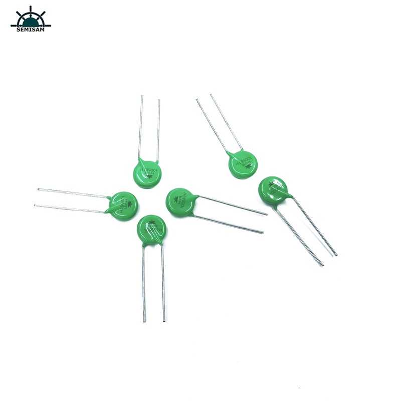 Componente electronice din China ODM, verde epoxi MOV 10mm 10D561 560V Metal oxid de varistoare mov