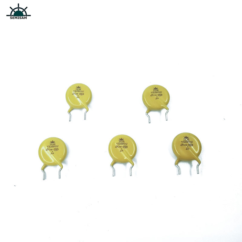 China Componente electronice, galben MOV 10MM 10D561 560V ZOV Varistor MOV pentru protecția suprasarcină