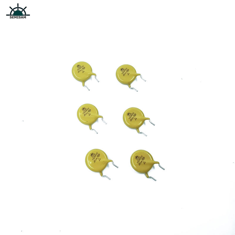 China Componente electronice, galben MOV 10MM 10D561 560V ZOV Varistor MOV pentru protecția suprasarcină