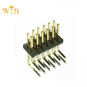 2x5p dublu rând de fixare a pinului unghi drept