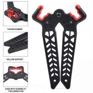 Elong Outdoor 46ST03 Suport de arc compus pentru tir cu arcul de fotografiere Suport de arc
