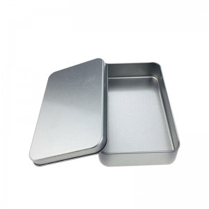 Fructe metalice de ambalare cutie dreptunghiulară perie cosmetică Tinplate cutie 150 * 90 * 30mm