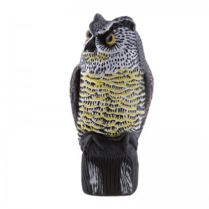 36cm Plastic Grădină ornament Owl Yard Sperier Realist Decoy Garden Decor