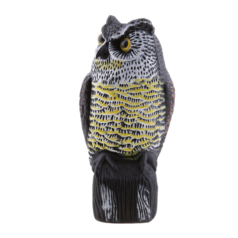 36cm Plastic Grădină ornament Owl Yard Sperier Realist Decoy Garden Decor