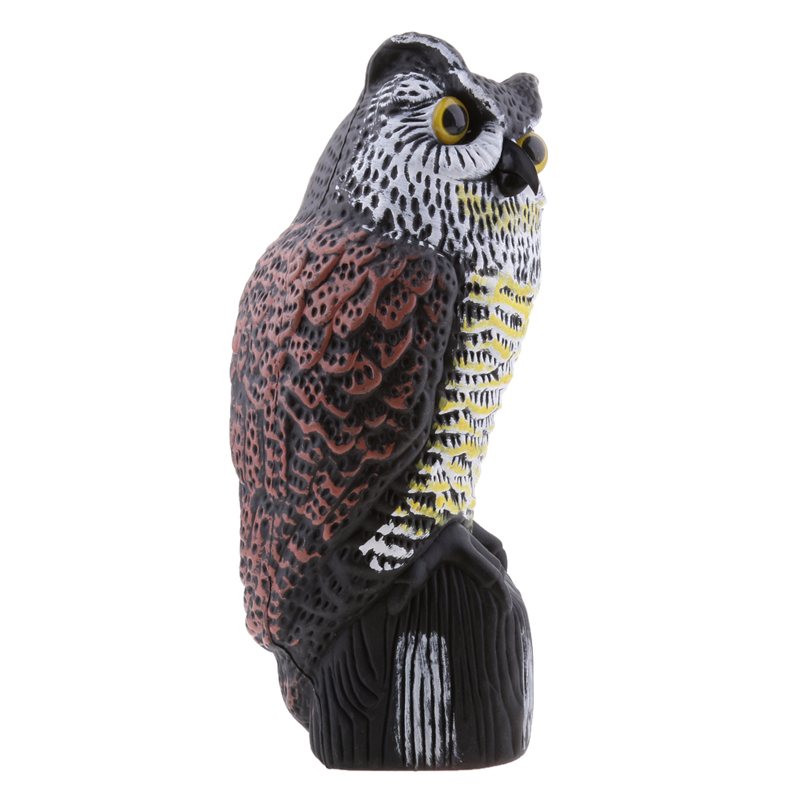 36cm Plastic Grădină ornament Owl Yard Sperier Realist Decoy Garden Decor