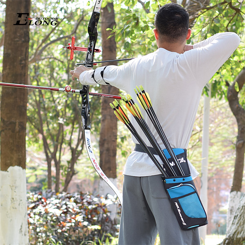 Archeria Nika 430023 Arrow Arrow Quiver Canvas Depunere Săgeți talie agățat un singur umăr pentru fotografiere Accesorii de vânătoare