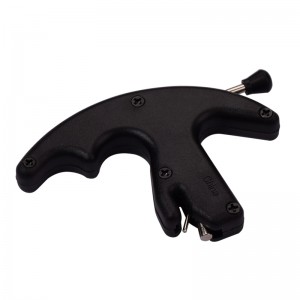 Elong Outdoor 42RA01-BK Culoarenegru Thumb Ajutor pentru tir cu arcul Compus Bow Shooting Lansare SIDA