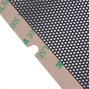 Furnizare flacără ignifugă electrostatică PVC Plasă pentru praf Echipamente electrice Echipamente electrice rezistente la impact de praf 0.1mm Speaker Plasă