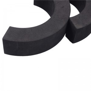 Îmbrăcăminte de absorbție EVA Material heterosexual de flacără ignifugnegru Dongguan spumă EVA Heterosexual Material Turnare