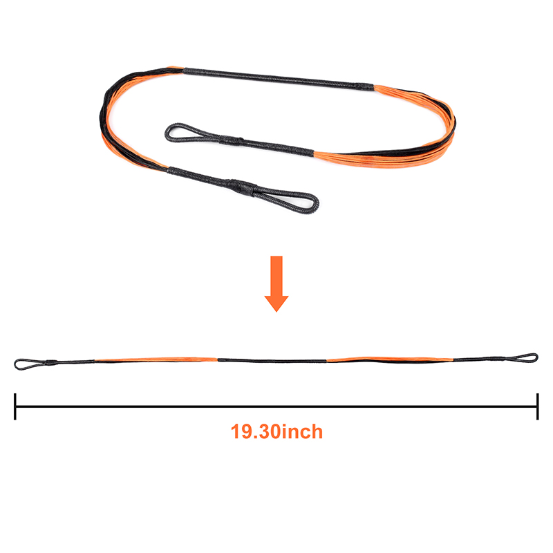 Elong Outdoor 280046-01 19.3inch 20 fire Crossbow String Orange pentru ADDER SYSTEM COBRA/R9