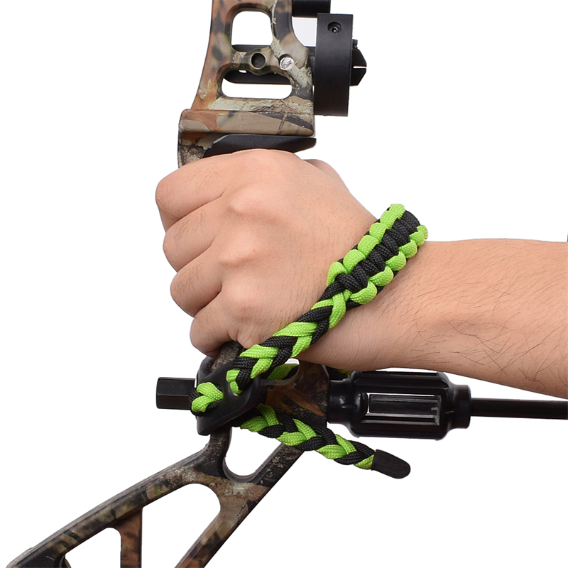 Elong Outdoor 470015 din piele de mână din piele de mână metal Grome Green Archery Compus Bow Shooting Hunting