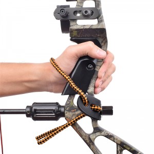 Elong Outdoor 470018 Spălătorie de mână Orange Culoare din piele Metal Groture Tir cu arcul Echipamente de fotografiere