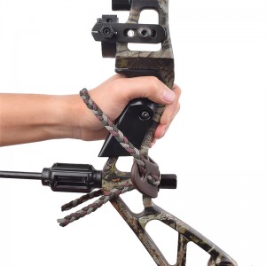 Elong outdoor 470011 din piele de mână din piele din piele metal Gromet Gri Culoare pentru tir cu arcul Fotografiere