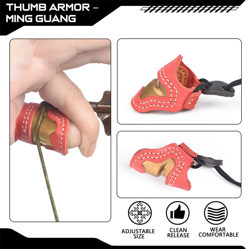 Elong Outdoor 420028 m Structuri de mărime Thumb Ring Thumb Armor Handmade Finger Protector Thumb pentru accesorii de fotografiere în aer liber