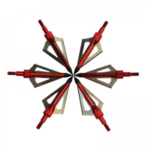 Nika tir cu arcul 15B005 100/125 cereale din oțel inoxidabil Broadhead pentru tir cu arcul Vânătoare 3 lame Broadhead