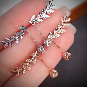 Tuochen Bijuterii Custom 18K Rose/yellow Gold Fashion Cercei Hoops Set pentru cadou