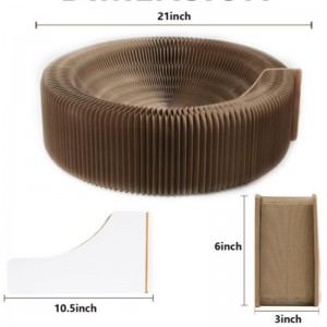 Plăci corrugate Pet Scratch Placi de șlefuire a ghearelor de hârtie igienică