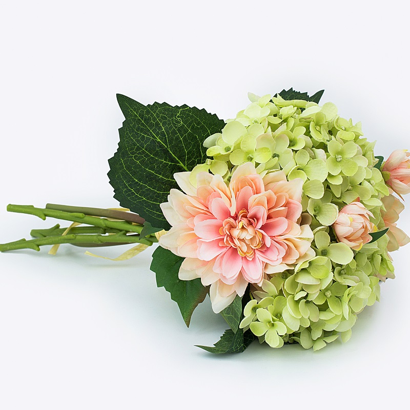 Hot Vanzare Frumos romantic denunta denunta de decorare Bridal Bouquet Floarea de mătase artificiale