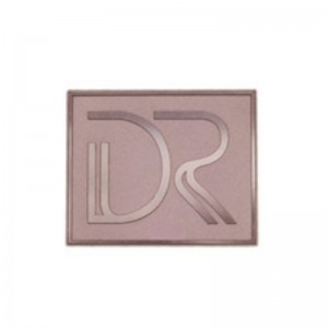 Grupe de aur personalizate 3D Aluminiu embosat metalic plăcuță pentru geantă de mână