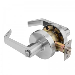 7201 Heavy Duty Designer LEVER COMERCIAL LEVER Blocarea ușii (funcție de intrare, Satin Chrome) Mânerul ușii industriale de gradul 2