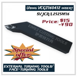 Instrumente de tăiere EMET, Instrumente de strunjire externă, Instrumente de strunjire a feței, Instrumente de strunjire din oțel, SVJCR2525M16, SVJC/SVQP, SVQC/SVQP, SVQC/SVQP, SVHC/SVHP, SVLC/SVLP, SVVC/SVVP, SVXC/SVXP, SVZC \\\\ N...