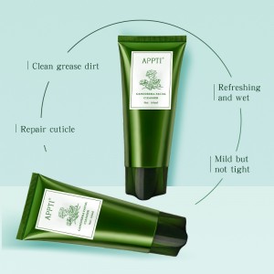 Etichetă privată anti acnee aloe vera fata spalator facial cleanser ganoderma essence fash spalat
